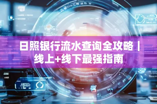 日照银行流水查询全攻略|线上+线下最强指南