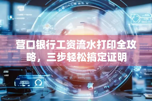 营口银行工资流水打印全攻略,三步轻松搞定证明